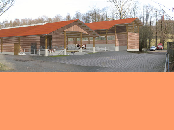 Visualisierung: Stallneubau in Altenschlirf